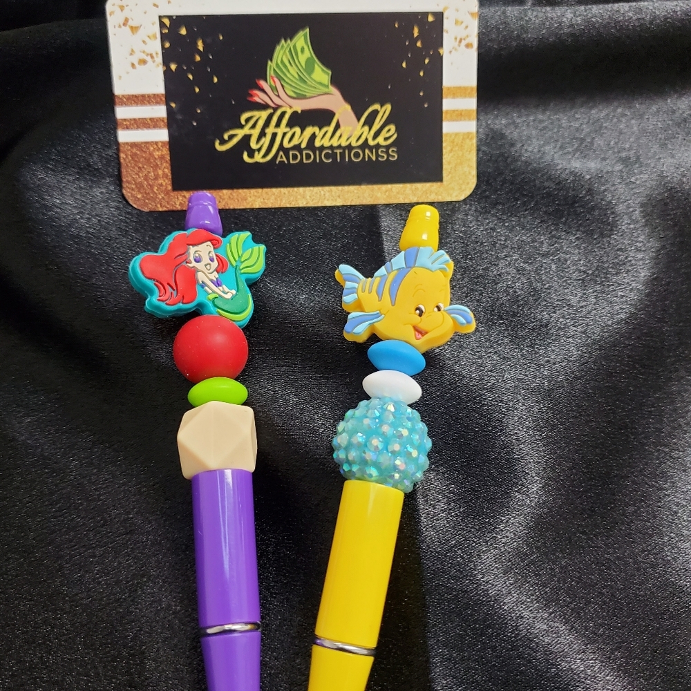 Handmade Focal Bead Pen - Disney Theme